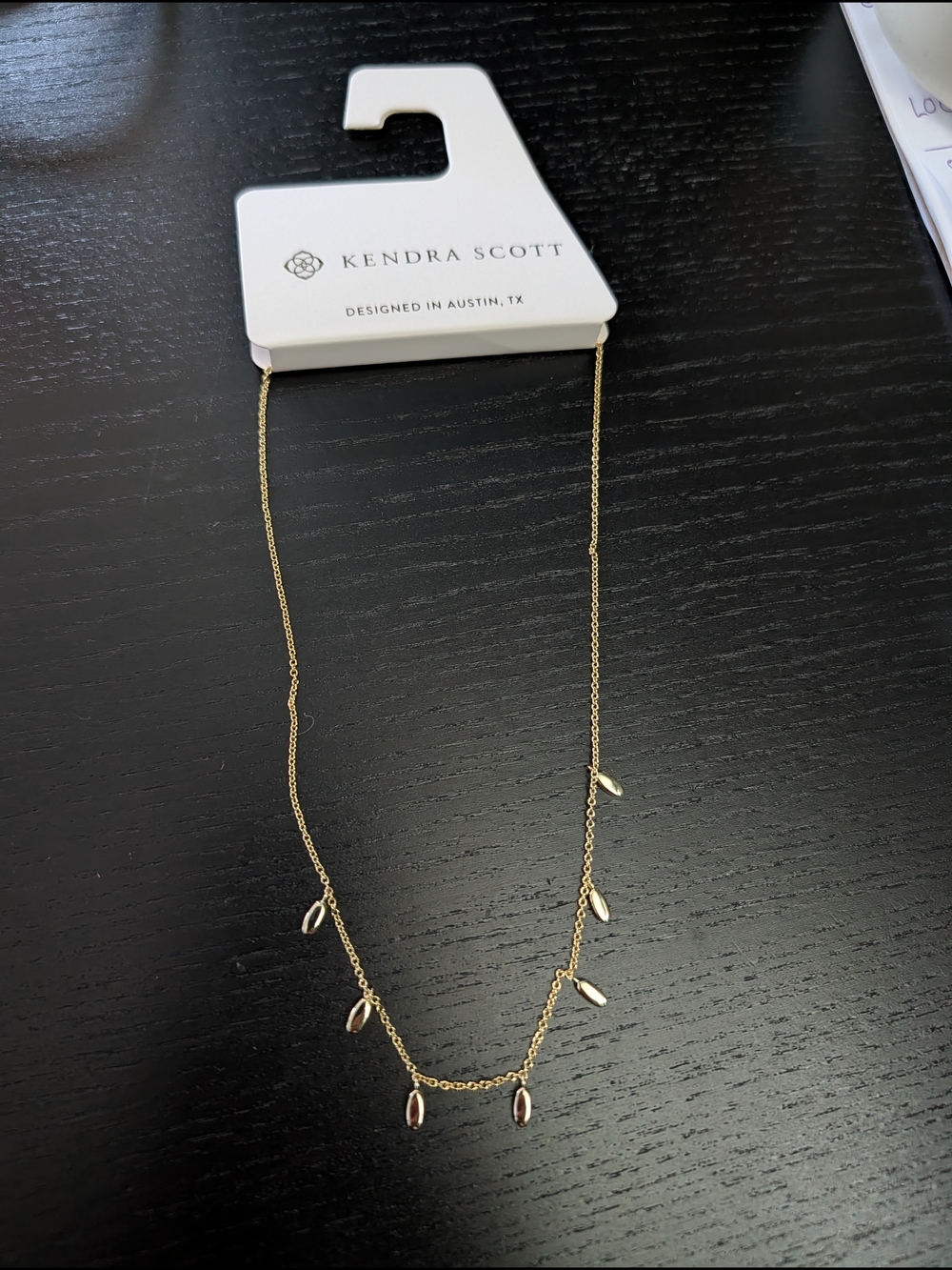 Kendra Scott 14k Gold Dangle Charm Necklace
